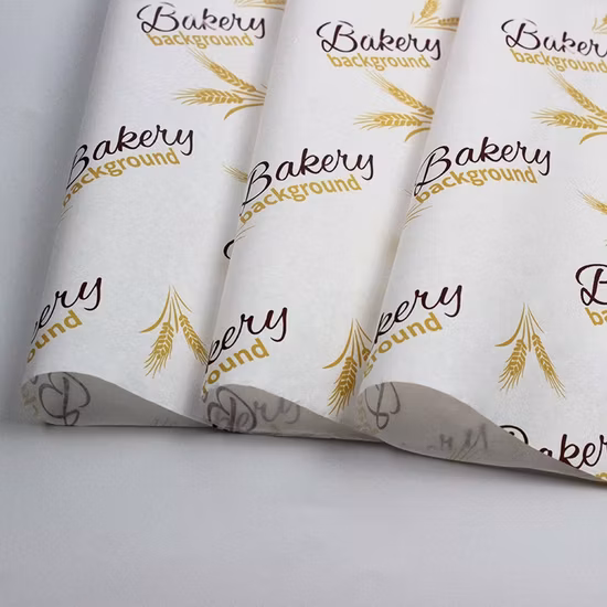 Forro para cupcakes para hornear a prueba de grasa, embalaje para hamburguesa, envoltorio de cera frita, sándwich, restaurante, papel para envolver alimentos