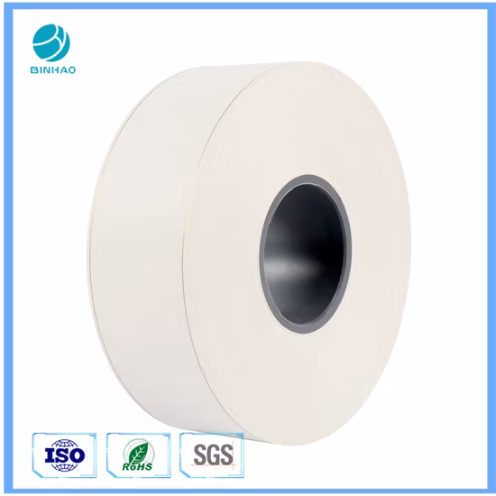 Línea dorada de 52 mm que imprime papel de embalaje de barra de filtro blanco popular